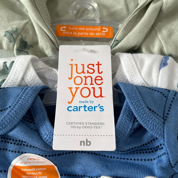 🎉2x HP🎊🆕NWT 3 Pack of Carter’s Onesies - Picture 5 of 5